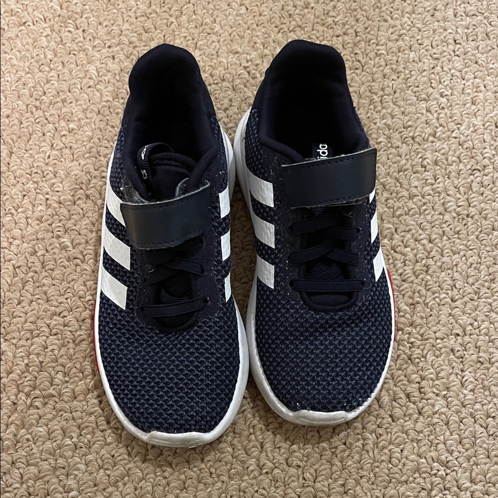 Adidas Kids Black and White Sneakers